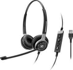 Навушники Sennheiser SC 660 USB ML -  Pałąk Biurowe/Call Center Czarne Srebrne Obuuszne 2, Київ