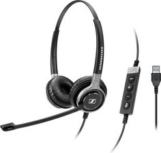Навушники Sennheiser SC 660 USB ML -  Pałąk Biurowe/Call Center Czarne Srebrne Obuuszne 2, Київ - фото 1