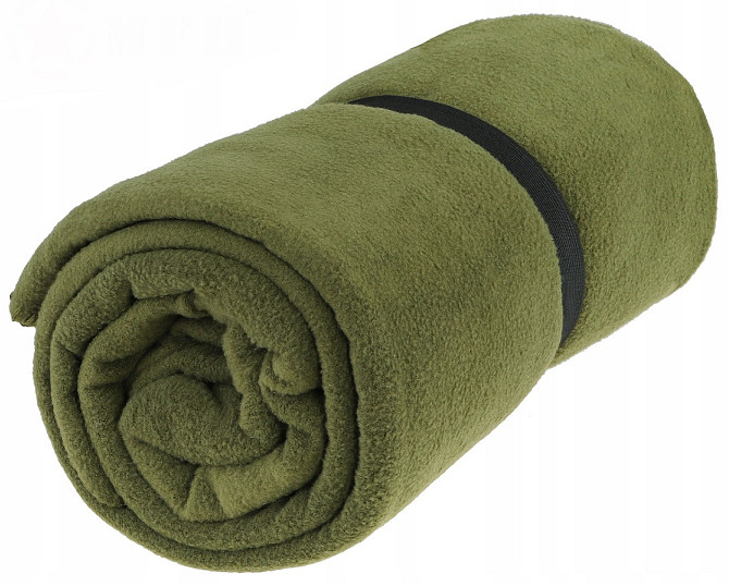 Универсальное Одеяло (Плед) 200х150см из флиса 300 г/м² c чехлом MFH (32340B) Olive Нововолынск - изображение 5
