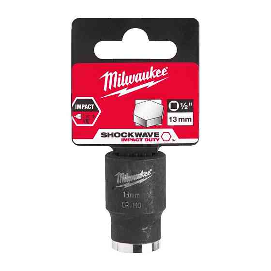 Головка ударная ShW 1/2'’ MILWAUKEE, 13мм. (замена на 4932480307) Одесса