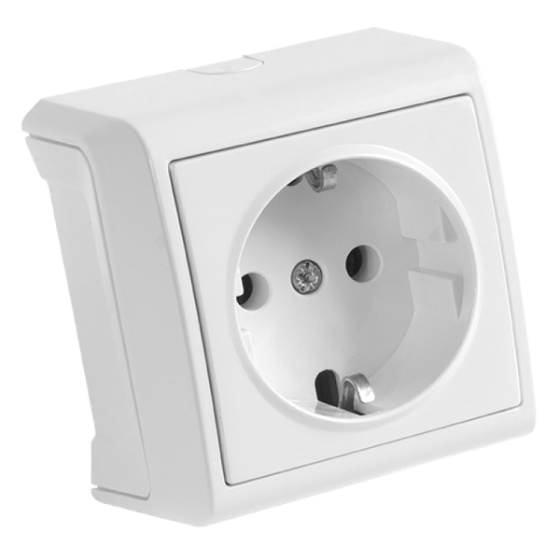 VERA Розетка наружная без заземления белая Viko Харьков