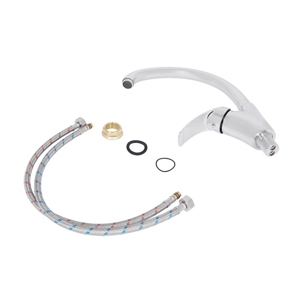 Змішувач для кухні Lidz Mars 007F (k40) LDMAR007FCRM34857 Chrome Київ - фото 12