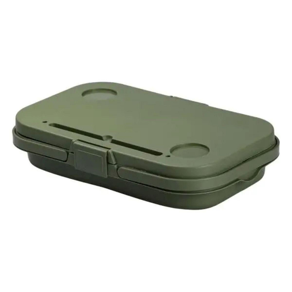 Складная корзина для пикника с крышкой, зеленая Киев - изображение 2