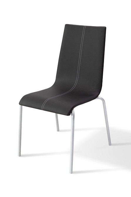 Стілець обідній Келлі зі строчкою, (черн)--- Київ - фото 3