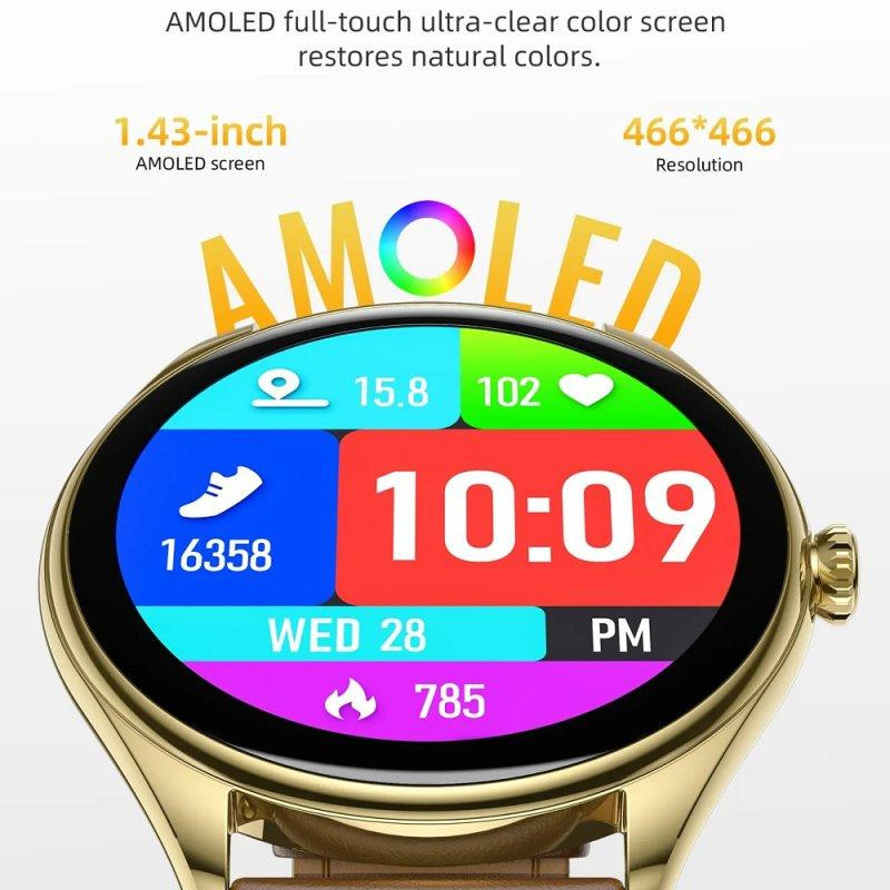 Смарт-годинник HOCO Y22 AMOLED 36mm. 200 mAh. IP67  Black Київ - фото 11