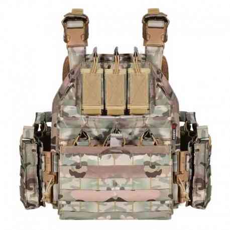 Розвантажувальний жилет для бронеплит YAKEDA з бічними кишенями для плит. a99986-1 Одеса