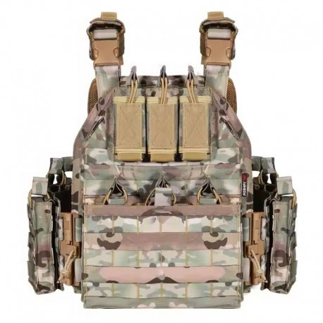 Розвантажувальний жилет для бронеплит YAKEDA з бічними кишенями для плит. a99986-1 Одеса - фото 2