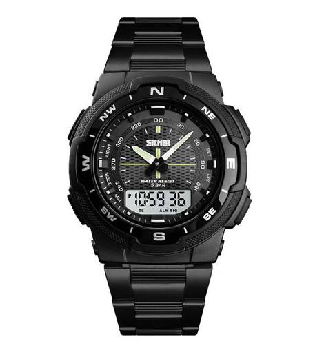 Наручні годинники SKMEI 1370BKWT, ЧОРНИЙ/БІЛИЙ, 10241 Дніпро - фото 1