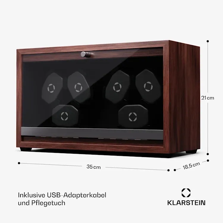Уценка! Шкатулка ротатор ротомат виндер Klarstein Brienz 6 для подзавода 6-х часов Германия Днепр - изображение 13