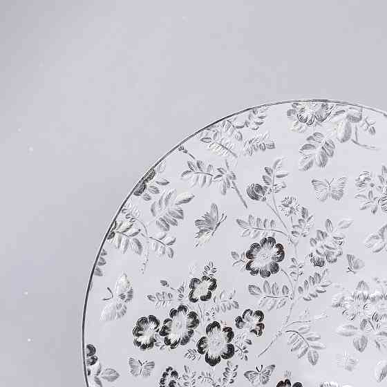 Килимок для сервірування столу Flowers 38 см, срібло HP-36327-12G Київ