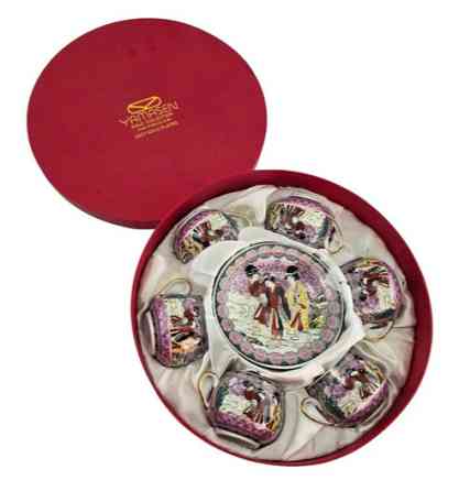 Сервиз на 6 персон фарфор Фиолетовый Киев