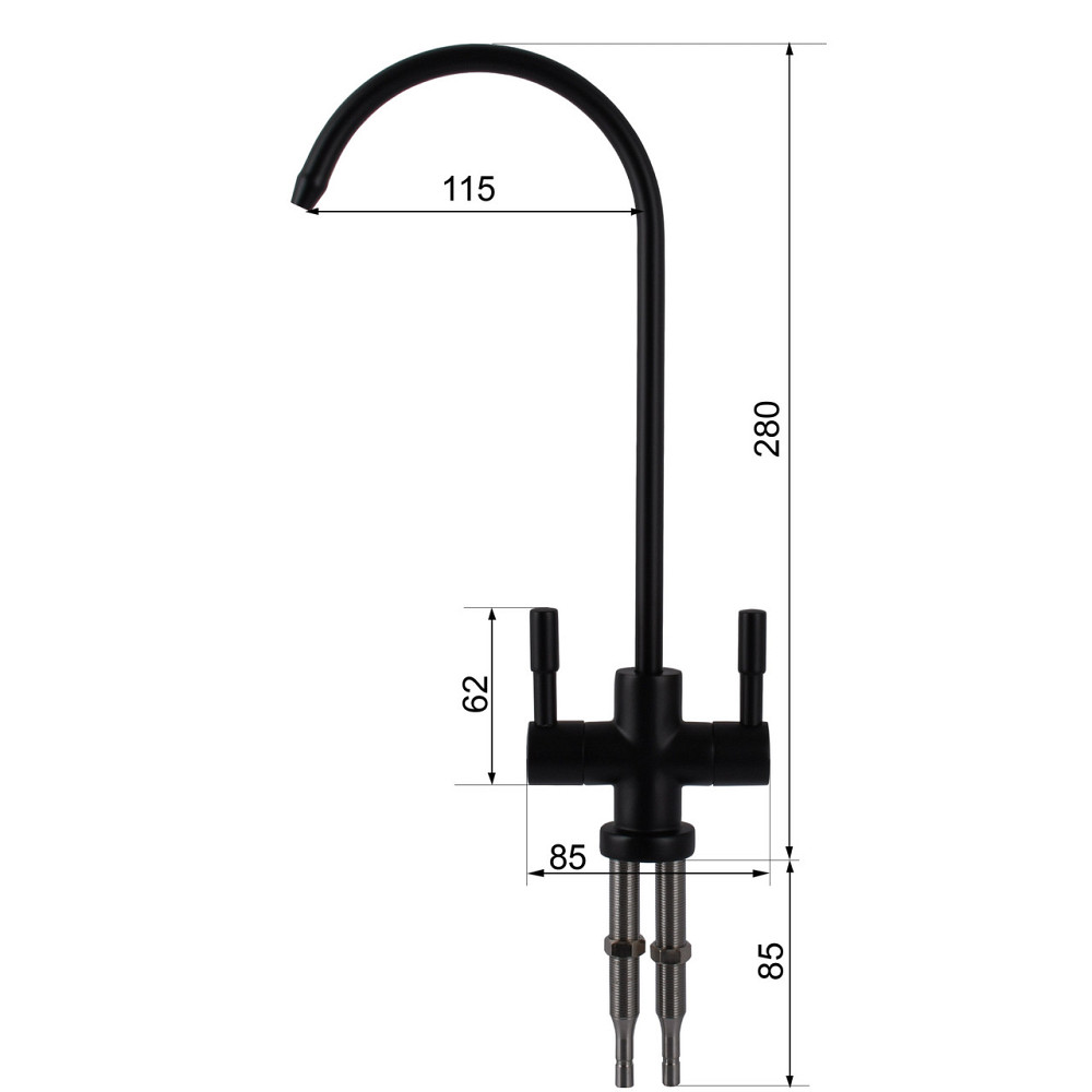 Кран для обратного осмоса Globus Lux Lazer GLLR-76A-BB (000029242) Киев - изображение 6