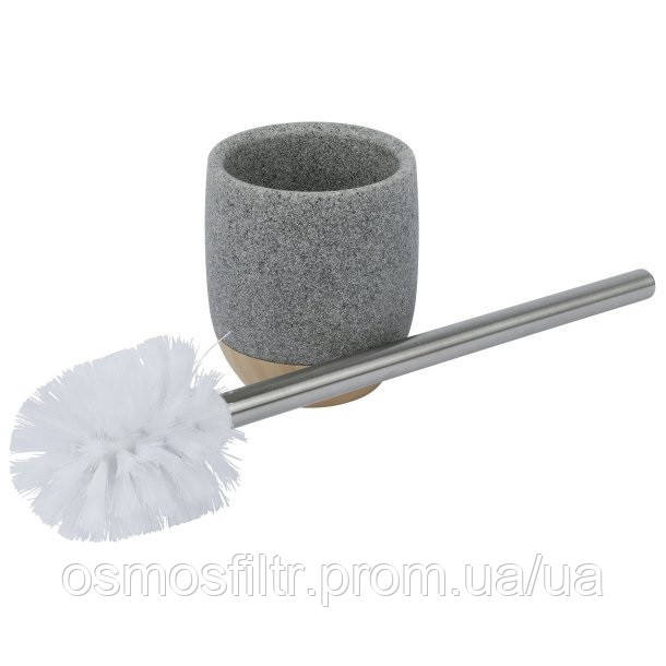 Гарнитур для WC Axentia Rome полирезин вид камня и дерева Ø 9,3 см, Н 38 см (135848) Киев - изображение 6