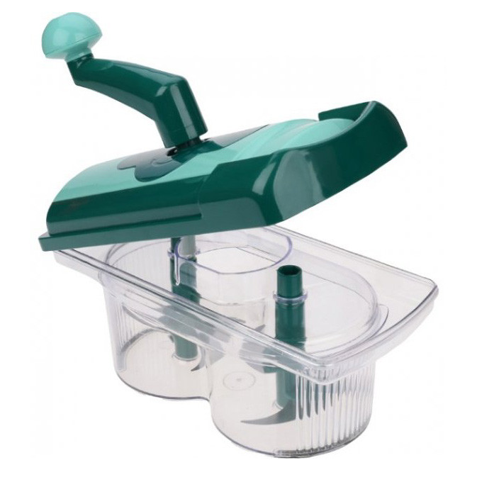 Терка универсальная greater для овощей Nicer, Терка слайсер для овощей, Овощерезка много насадок ZR-82 Львов - изображение 4