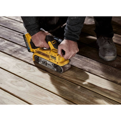 Шліфувальна машина DeWALT XR Li-Ion 18 В, 198-320 м/хв, стрічка 75х533 мм, TSTAK (без АКБ та ЗП) (DCW220NT) Вінниця - фото 7