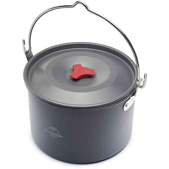 Туристическая кастрюля-котелок Naturehike Camping NH17D021-G из алюминия 4л Винница