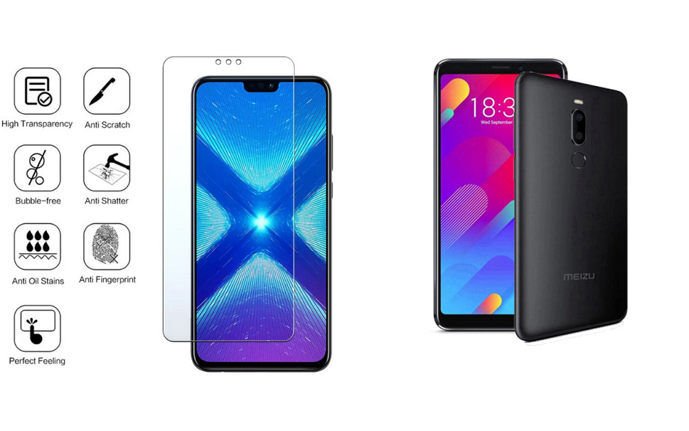 Захисне скло NeoGlass для Meizu M8, M8 lite, M8 Note – надпрозоре та стійке Київ - фото 4
