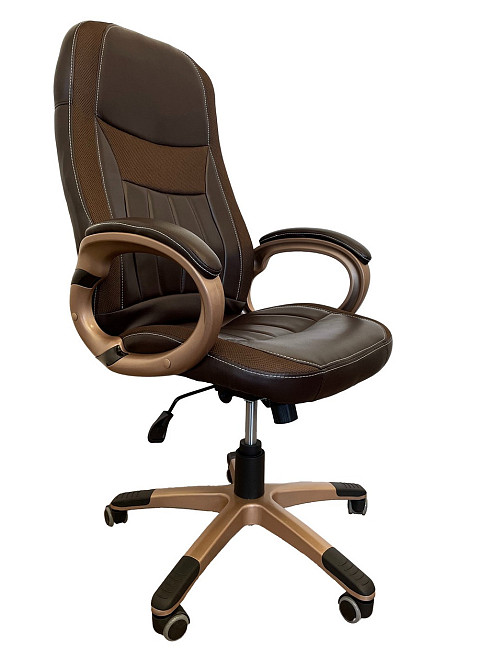Офісне крісло керівника Tehforward Lexus Anyfix Коричневий Дніпро - фото 1