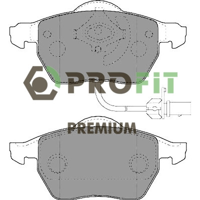 Тормозные колодки Profit 5005-1717 Винница - изображение 1
