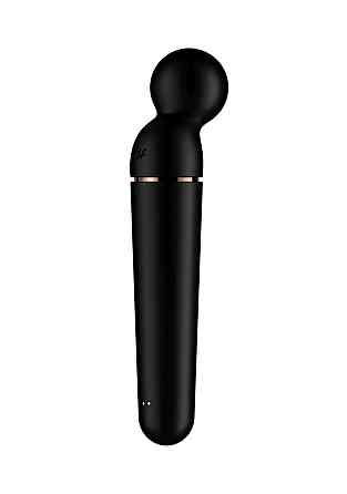 Вибратор-микрофон универсальный Satisfyer Planet Wand-er для стимуляции всего тела, черный Sex Aura Киев