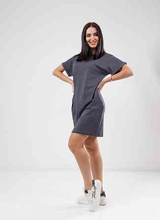 Летнее платье с карманами Nirvana 42-44, Графит Киев