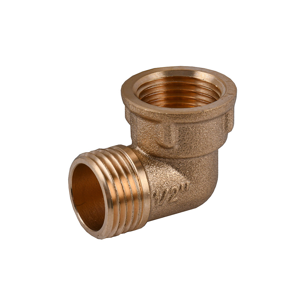 Кутник 1/2″ВЗ латунний LL333S OPTIMUM Тернопіль - фото 1