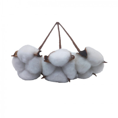 Декоративна гілка YES! Fun Бавовна 3 шт Пучок 30 см (974814) Вінниця - фото 1