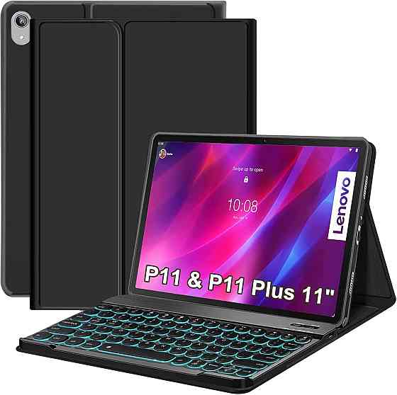 Уцінка! Чохол-клавіатура Nanhent з підсвічуванням для Lenovo Tab P11 Plus 2021 (TB-J607) та P11 2020 Дніпро