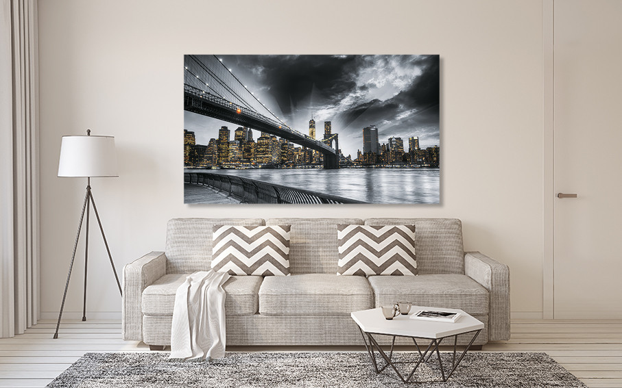 Картина холст у вітальню / спальню Міст    MLP_108  ( 60х30см ) 50x100 см Київ - фото 2