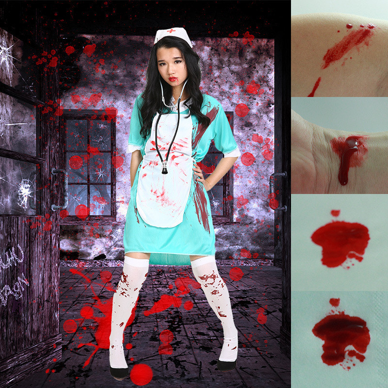 Штучна кров для гриму артеріальна яскрава 30 мл червоний Київ - фото 7