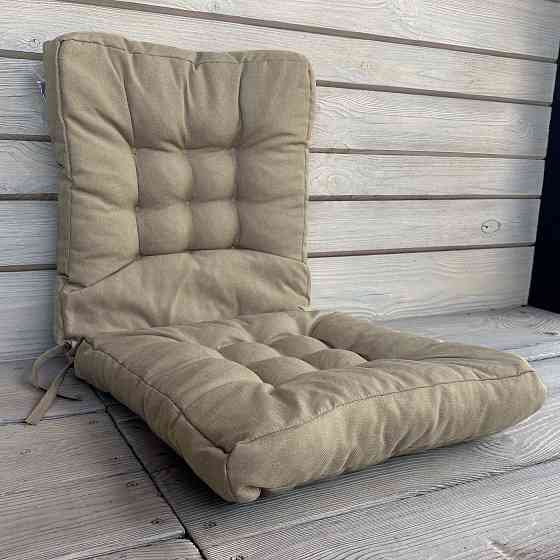 Подушка для стільців (50x120х8 см) подвійна Decorator Sawana колір бежевий 84-140 Київ