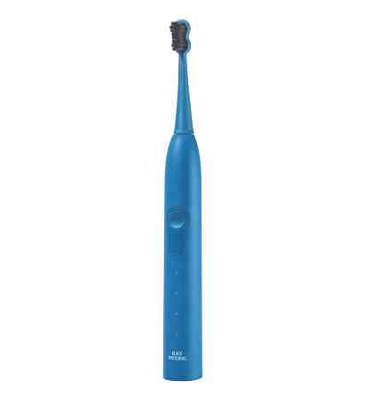 Звуковая гидроактивная зубная щетка Black Whitening II Pacific Blue (голубая) Megasmile Винница