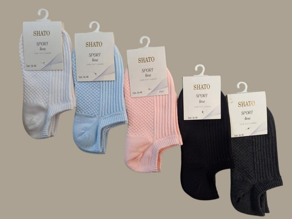Женские носки спортивные в наборе по 5 шт в упаковке Shato Sport 0345 Киев - изображение 1