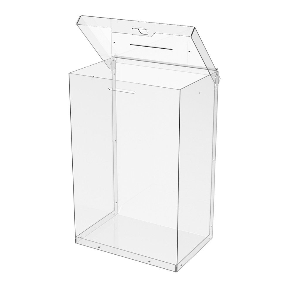 Ящик EKOSTAR с замком для пожертвований и сбора денег 220x150x330. Объем 11 литров Киев - изображение 5