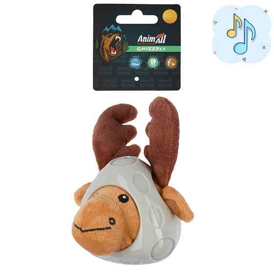 AnimAll GrizZzly АнімАлл Грізлі Іграшка для собак Оленятко, 8,4х8х8,8 см Київ