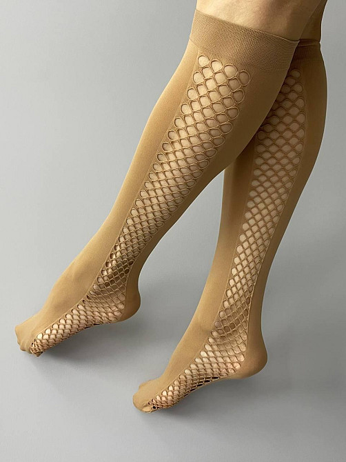 Гольф эксклюзивный Illisa 60 den микрофибра сеточка - размер 23-25, 2 пары Черновцы - изображение 5