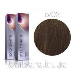Краска для волос  Wella Illumina Сolor 5/02 светло-коричневый  матовый Киев - изображение 2