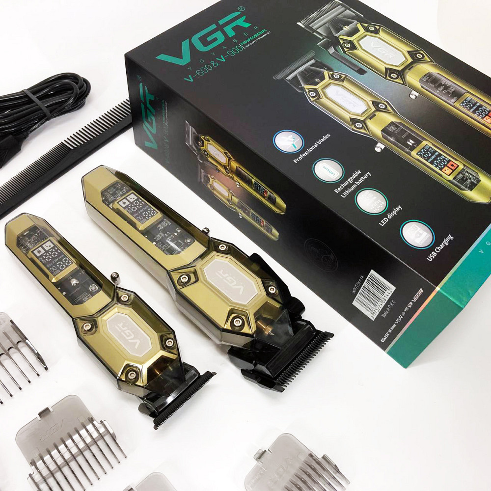 Миюча машинка для стрижки VGR 2 в 1 VGR V-600 V-900, Машинки для стрижки професійні машини LC-91 Львів - фото 8