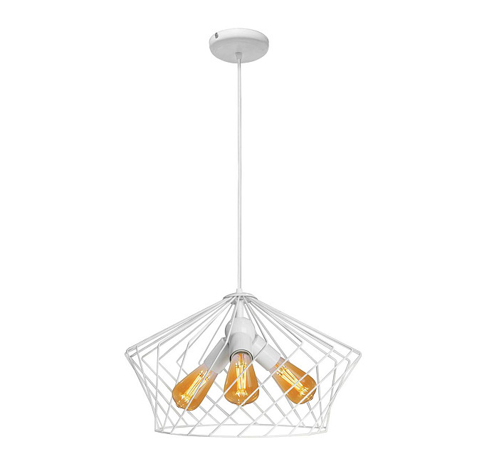 Лофт люстра светильник подвесной 3-Е27 Camelia NL 3329-3 W Киев - изображение 1