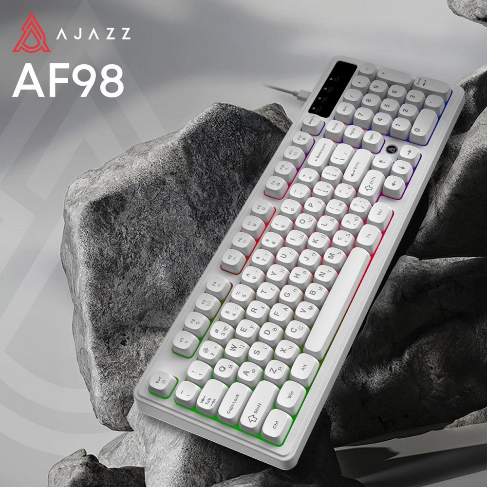 Клавіатура Ajazz AF98 Black USB-C White (AF98-W) ( 24942 ) Харьков - изображение 6