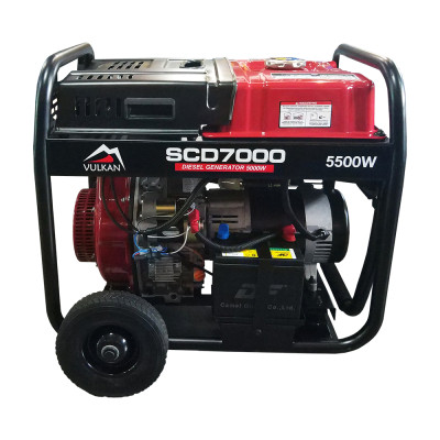 Генератор Vulkan SCD7000 дизель 5Kw, 3ф (SCD7000) Вінниця - фото 1