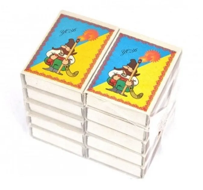 Спички хозяйственные Казачок Ровно блок 10 пачек – прочные универсальные спички для дома и дачи Харьков - изображение 2