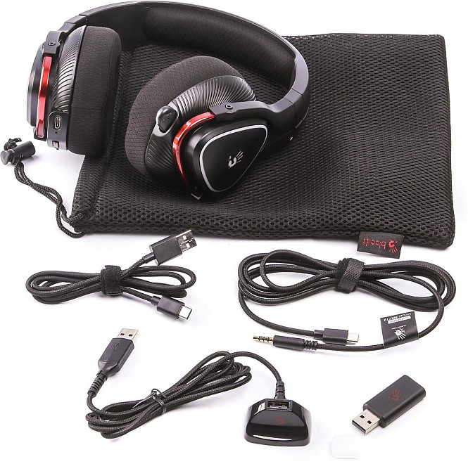 Bluetooth-гарнітура Bloody MR710 Black ( Чорний ) Харків - фото 3
