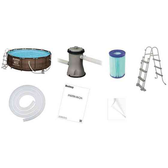 Бассейн каркасный 56709 фильтр-насос, лестница, в коробке Винница