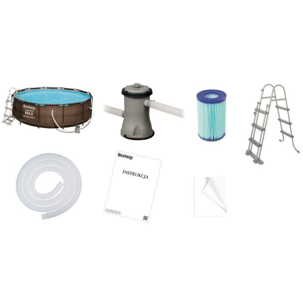 Бассейн каркасный 56709 фильтр-насос, лестница, в коробке Винница - изображение 3