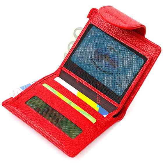 Оригінальний жіночий гаманець з натуральної шкіри Tony Bellucci 22017 Червоний Київ