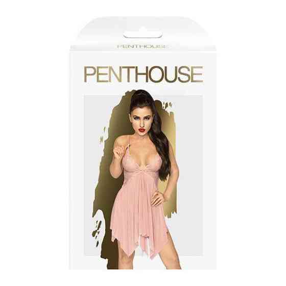 Бебі-дол з ажурним бралетом та високим розрізом Penthouse - Sweet Beast Rose L/XL Sex Aura Київ