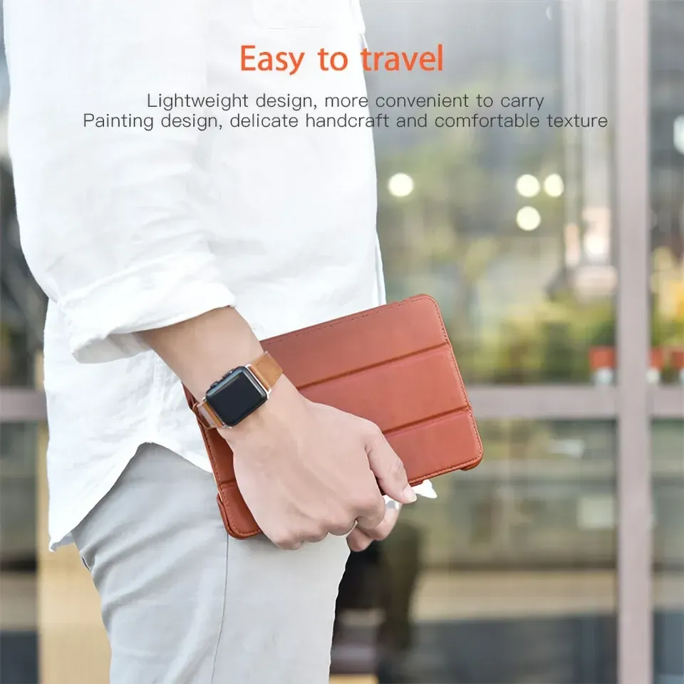 Фірмовий чохол захисний Icarer для iPad Air 13 Inch M2 / iPad Air 2024 ручної роботи з натуральної шкіри Дніпро - фото 7