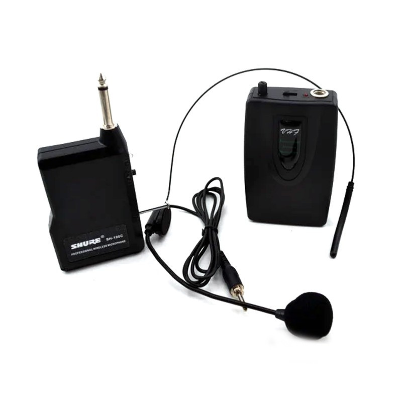 Мікрофон DM SH 100C/WM-707, бездротова гарнітура для караоке, презентацій, онлайн-конференцій, провідних сцен Одеса - фото 1