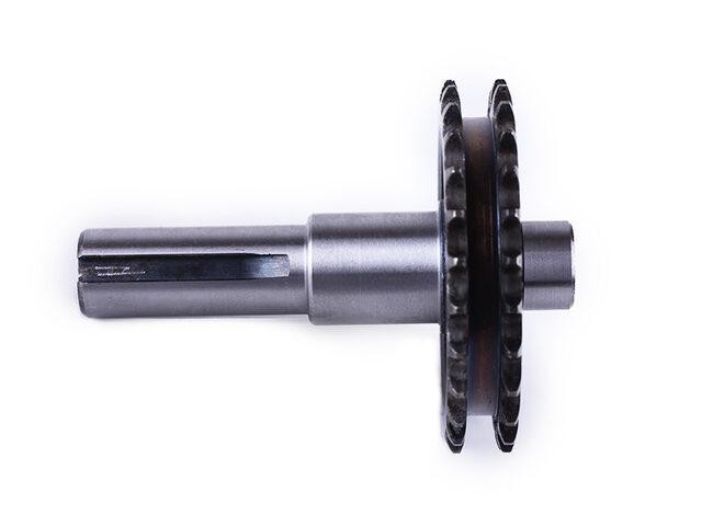 Вал со звездой понижающего редуктора мотоблок 168F, Z-26 Мукачево - изображение 3